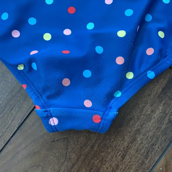 Hanna Andersson One Piece Swim Suit Baltic Blue - Picture 3 of 3